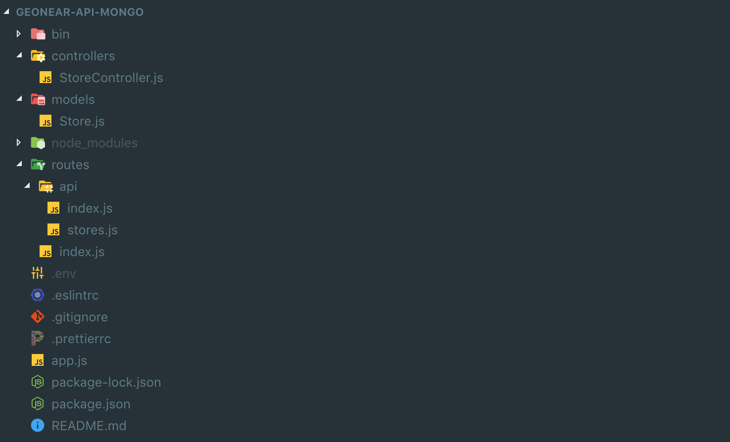project structure api